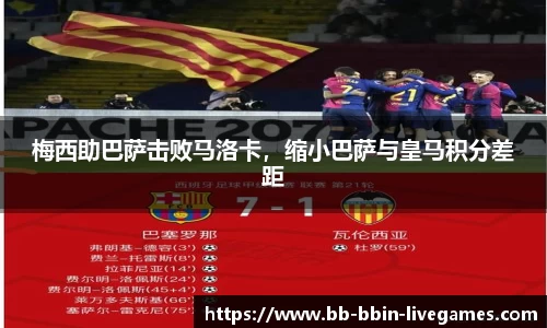 梅西助巴萨击败马洛卡，缩小巴萨与皇马积分差距